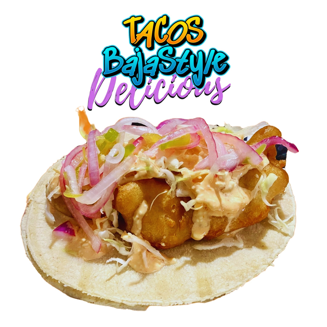 Orden de 3 Tacos de Pescado Baja Style
